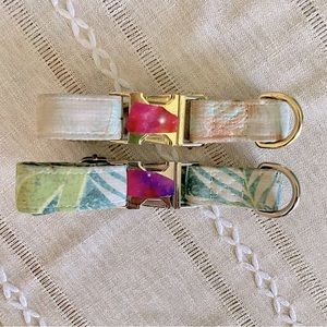 ✨2 Dog Collar Deal✨ med 🐾 fits necks 12”-19”, 1.25” wide